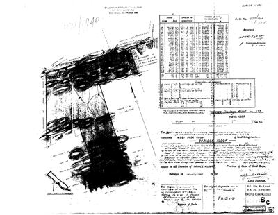 Scan of Surveyor-General diagram, 1177/1940, January 1940