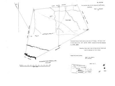Scan of Surveyor-General diagram, 1929/1860, 1860