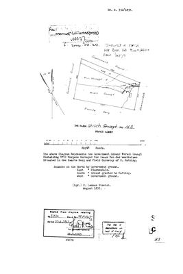 Scan of Surveyor-General diagram, B.352/1833, August 1833
