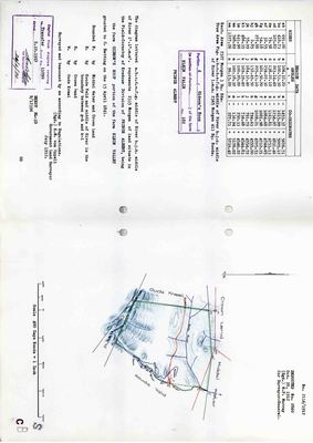 Scan of Surveyor-General diagram, 2116/1912, July 1912