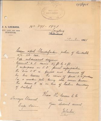 Skandering van beacon_report, 891/1921, 10 Maart 1921