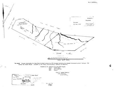 Skandering van Landmeter-generaal-kaart, B 358/1833, Augustus 1833