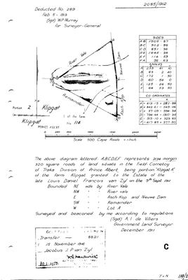 Skandering van Landmeter-generaal-kaart, 2085/1912, Desember 1911