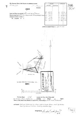 Skandering van Landmeter-generaal-kaart, 320/1874, 1874