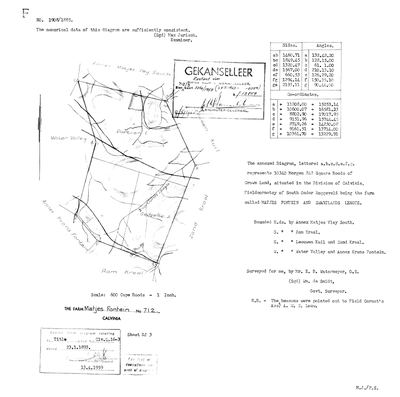 Skandering van Landmeter-generaal-kaart, 1908/1885, 1885